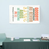 Vaarwel Farewell Spandoek (Beurs)