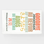 Vaarwel Farewell Spandoek (Horizontaal)