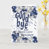 Vaarwel Farewell weggaat Kaart (Gele Bloem)