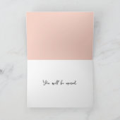 Vaarwel Flamingo Flying Out of Water Kaart (Binnen)