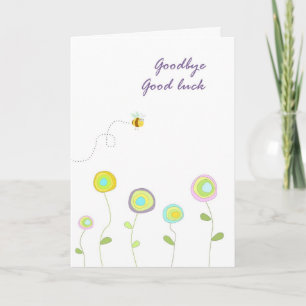 Vaarwel gelukskaart kaart