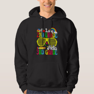 Vaarwel Groep 4 Hallo Groep 5 Leuke Zonnebril Hoodie