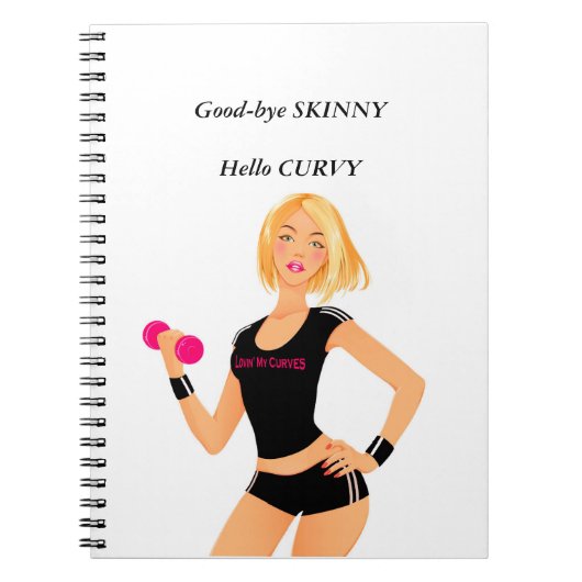 Vaarwel, hallo CURVY Notitieboek (Voorkant)