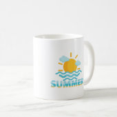 Vaarwel, Hallo Summer Sun Vacation Koffiemok (Voorkant rechts)