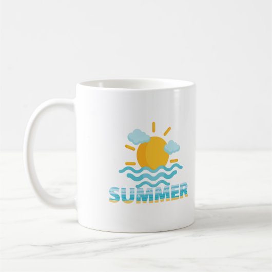 Vaarwel, Hallo Summer Sun Vacation Koffiemok (Links)