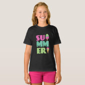 Vaarwel Hallo zomerstrand T-Shirt (Voorkant volledig)