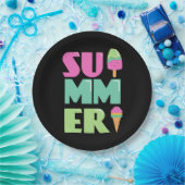 Vaarwel Hallo zomervakantie Papieren Bordje (Feest)