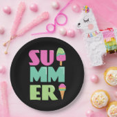 Vaarwel Hallo zomervakantie Papieren Bordje (Feest)