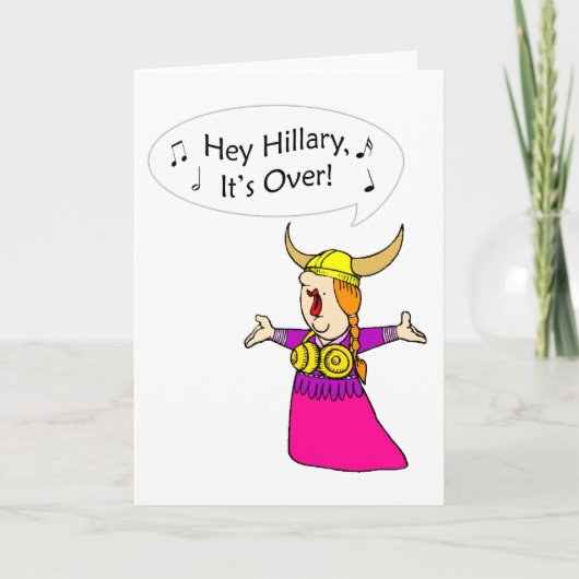 Vaarwel Hillary Card Kaart (Voorkant)
