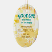 Vaarwel is niet eeuwig - sympathie keramisch ornament (Rechts)