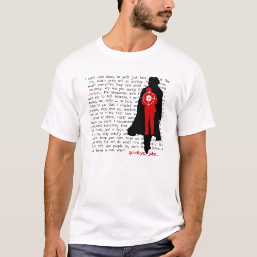 Vaarwel, John T-shirt (Voorkant)