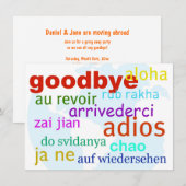 Vaarwel Kaart (Voorkant / Achterkant)