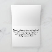 Vaarwel Kaart (Binnen)