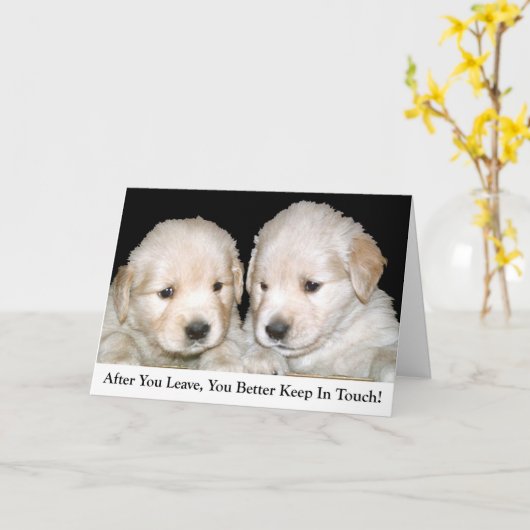 Vaarwel Kaart (Gele Bloem)