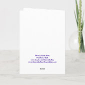 Vaarwel! Kaart (Achterkant)