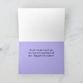 Vaarwel Kaart aan Zuster Religieus Standbeeld in G (Binnen)