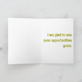 Vaarwel Kaart/de Kaart van Gelukwensen (Binnen)