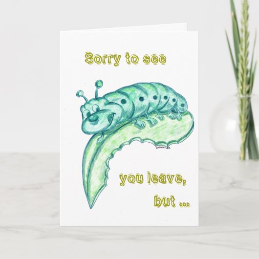 Vaarwel Kaart/de Kaart van Gelukwensen (Voorkant)