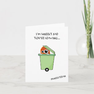 Vaarwel kaart - Im Wheely sad dat je weggaat