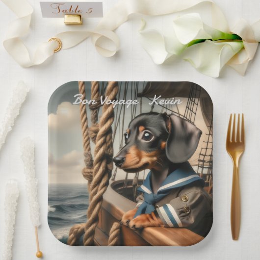 VAARWEL KAART PAPIEREN BORDJE (Huwelijk)