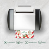 Vaarwel Kerst Elf Letter Poster