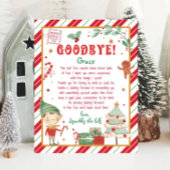 Vaarwel Kerst Elf Letter Poster