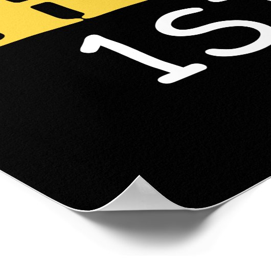 Vaarwel Kindergarten Hallo eerste graad Poster (Hoek)