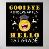 Vaarwel Kindergarten Hallo eerste graad Poster (Voorkant)