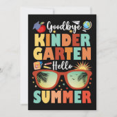 Vaarwel Kindergarten Hallo Summer Afstuderen Aankondiging (Voorkant)
