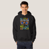 Vaarwel Kindergarten Hallo Summer Kinder Afstudere Hoodie (Voorkant volledig)