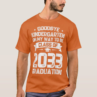 Vaarwel Kindergarten, klasse 2033 Afstudeerder Hal T-shirt