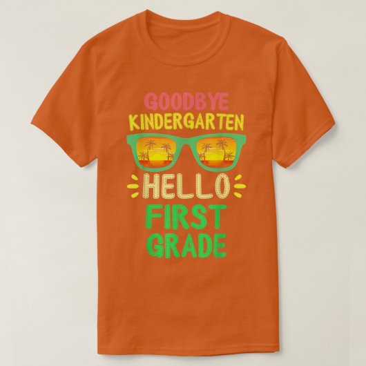 Vaarwel Kindergarten, klasse 2034 2022 Afstudeerde T-shirt (Design voorkant)