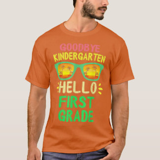 Vaarwel Kindergarten, klasse 2034 2022 Afstudeerde T-shirt