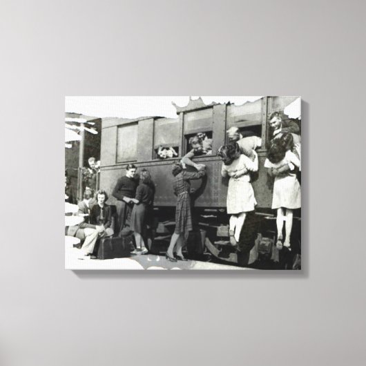 Vaarwel Kiss | Canvas (Voorkant)