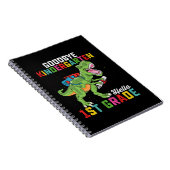 Vaarwel kleuterschool hallo eerste klas T Rex Scho Notitieboek (Rechterzijde)