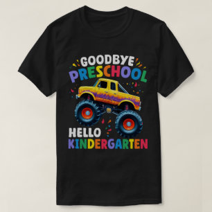 Vaarwel kleuterschool Monster Truck Afstuderen T-shirt