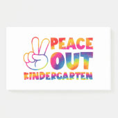 Vaarwel Kleuterschool Tie Dye Laatste Schooldag Post-it® Notes (Voorkant)