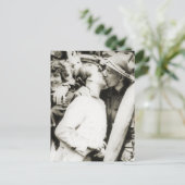 Vaarwel kus 1915 briefkaart (Staand voorkant)