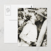 Vaarwel kus 1915 briefkaart (Voorkant / Achterkant)