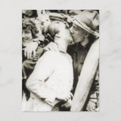 Vaarwel kus 1915 briefkaart (Voorkant)