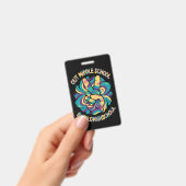 Vaarwel Middel Hallo Middelbare School Tie Dye Badge (Handheld)