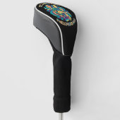 Vaarwel Middel Hallo Middelbare School Tie Dye  Golfheadcover (Schuin)