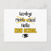 Vaarwel middelbare school Afstuderen High School Briefkaart (Voorkant)