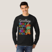 Vaarwel middelbare school Hallo High School Happy T-shirt (Voorkant volledig)