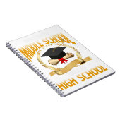 Vaarwel middelbare school Hallo middelbare school Notitieboek (Rechterzijde)