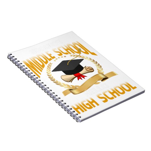 Vaarwel middelbare school Hallo middelbare school Notitieboek (Rechterzijde)