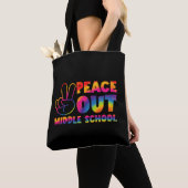 Vaarwel Middelbare School Tie Dye Laatste Schoolda Tote Bag (Dichtbij)