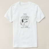 Vaarwel, mijn echte wereld t-shirt (Design voorkant)