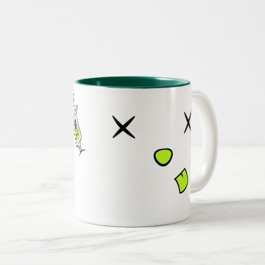 Vaarwel Mok van Puppy Face (Voorkant rechts)