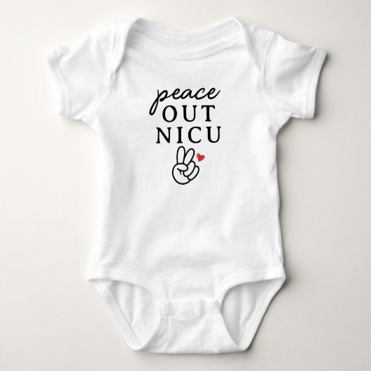 Vaarwel NICU Romper (Voorkant)